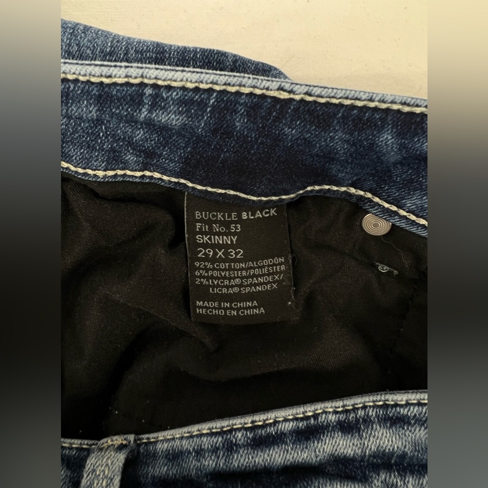 Buckle Black Fit No. 53 Skinny Stretch Jean Women’s Size 29x32 - Picture 3 of 3